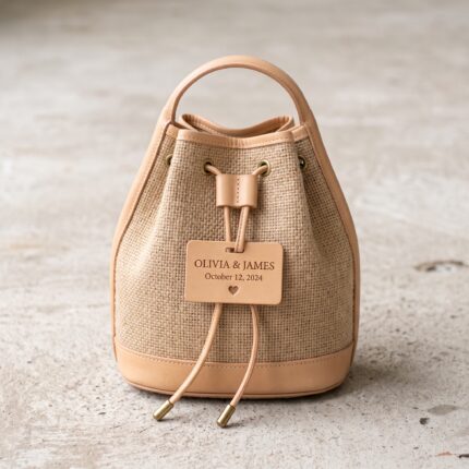 Customizable Jute Favor Bag